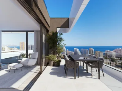 Nye leiligheter med havutsikt og resortfasiliteter i Calpe