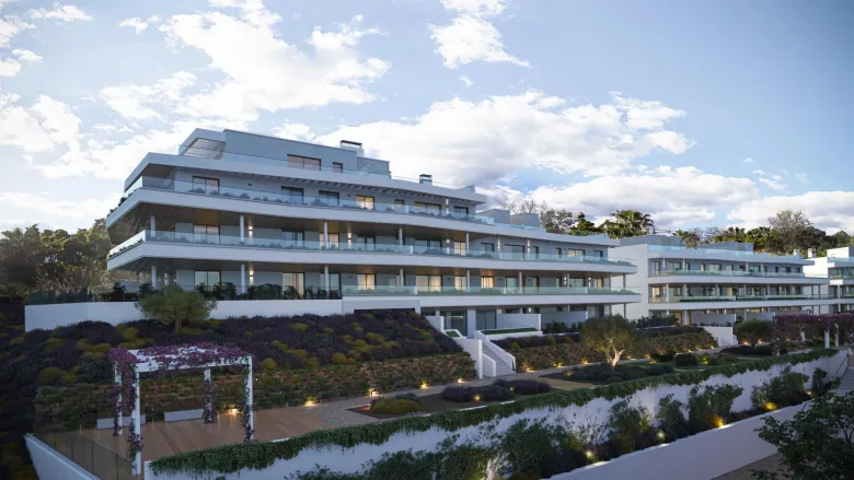 Planskisse — Nybyggede leiligheter med havutsikt ved Selwo-parken, Estepona