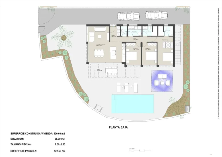 Planskisse — Modern Villa Just 150 Meters from the Beach in Cabo de Palos, Costa Cálida