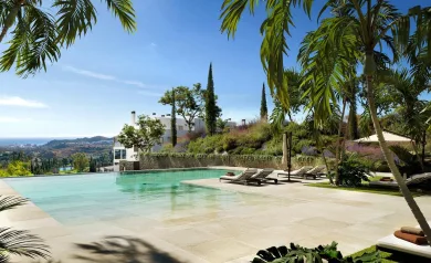 Nybyggede leiligheter med havutsikt i Las Lagunas de Mijas