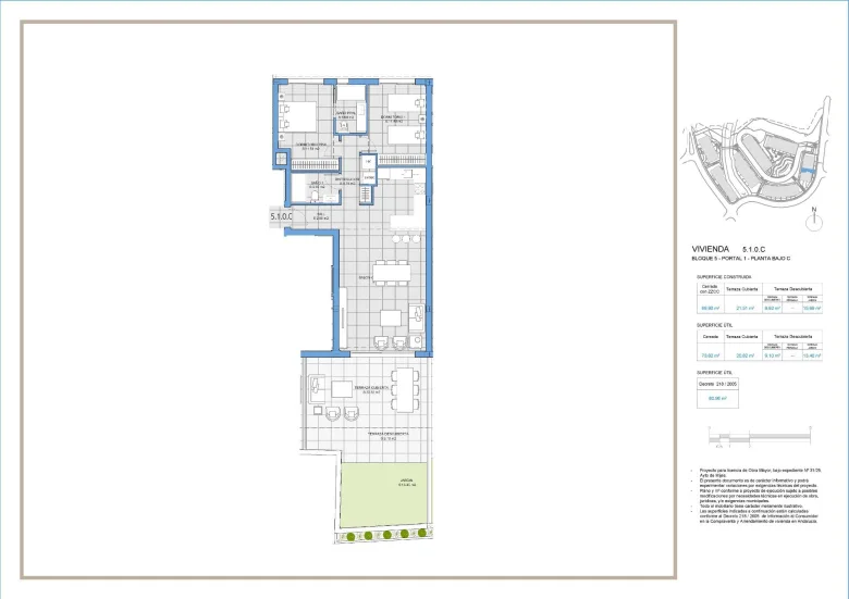 Planskisse — New Build Apartments in Riviera del Sol, Mijas Costa