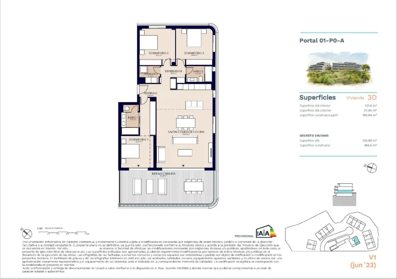 Planskisse — Modern New Build Apartments in Selwo Estepona Near the Beach and Golf