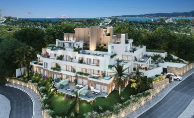 Luksuriøse nybyggede leiligheter og penthouse-leiligheter i Rio Real Marbella nær stranden