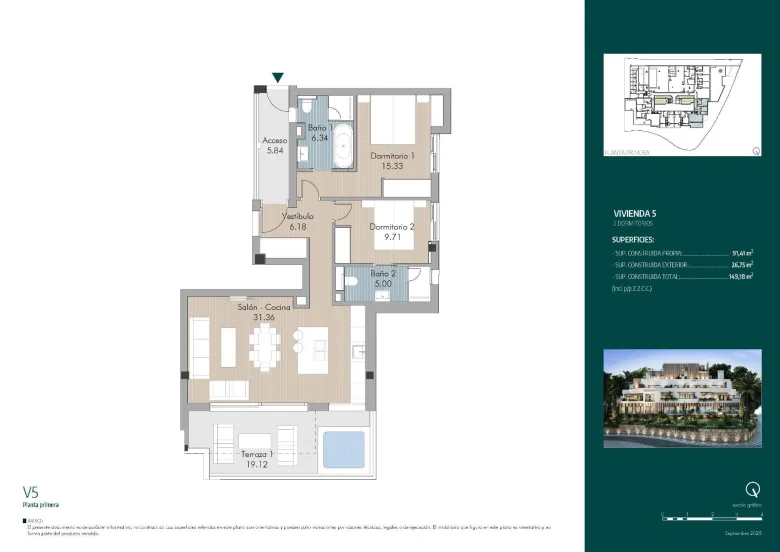 Planskisse — Luksuriøse nybyggede leiligheter og penthouse-leiligheter i Rio Real Marbella nær stranden