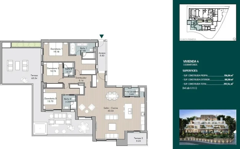 Planskisse — Luxury New Build Apartments and Penthouses in Rio Real Marbella Near the Beach