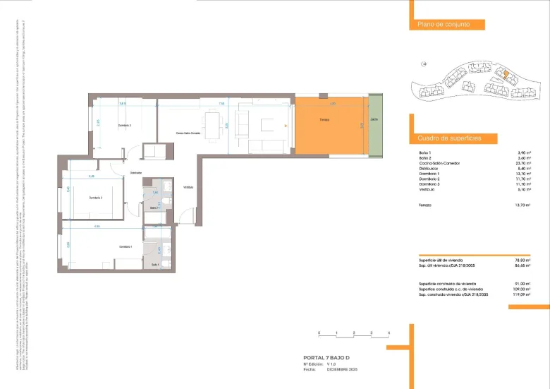Planskisse — New Build Apartments at Baviera Golf in Vélez Málaga Just 1500 m from the Sea