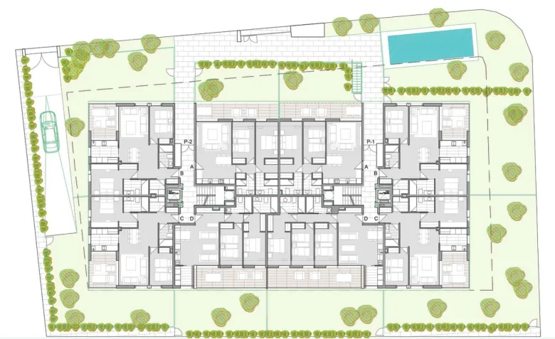 Planskisse — Boutique New Build Apartments in Jávea Near the Beach and Town Center