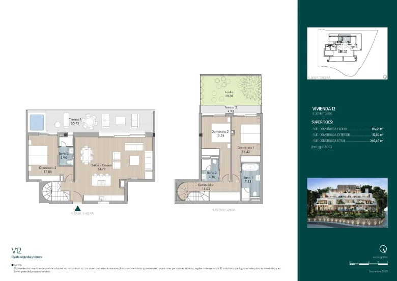 Planskisse — Luksuriøse nybyggede leiligheter og penthouse-leiligheter i Rio Real Marbella nær stranden