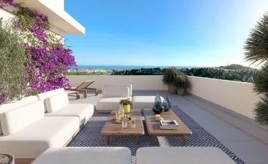 New Build Apartments with Open Views in Mijas Costa-Costa del Sol