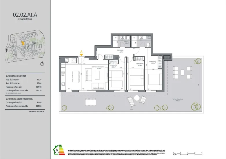 Planskisse — New Build Apartments with Open Views in Mijas Costa-Costa del Sol