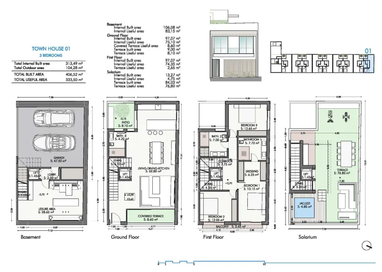 Planskisse — Luxury New Build Villas, Apartments and Townhouses in San Pedro de Alcantara Marbella