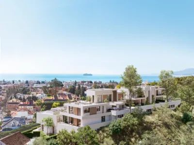 Luksuriøse rekkehus med havutsikt i Pedregalejo (Málaga): Førsteklasses liv ved kysten