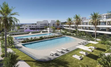 New Build Apartments with Sea or Mountain Views in Estepona: Modern Living on the Costa del Sol