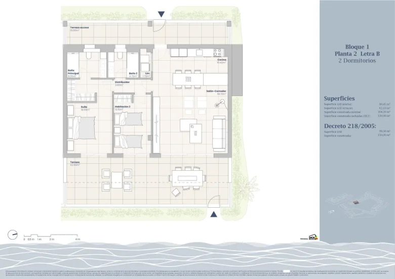 Planskisse — New Build Apartments with Sea or Mountain Views in Estepona: Modern Living on the Costa del Sol