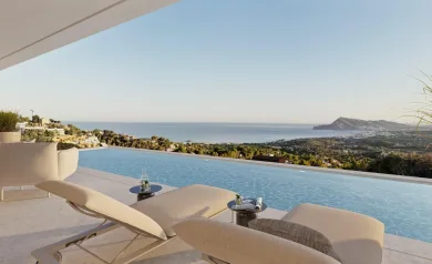 Eksklusiv villa i moderne stil i Sierra de Altea